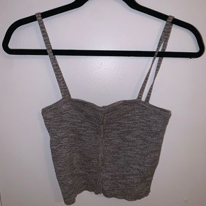 [M]👚F21 button up tank top